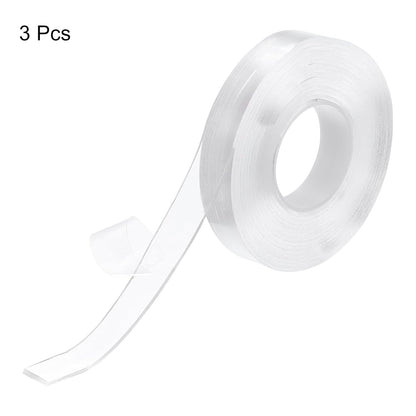 HARFINGTON Double Sided Nano Tape 10FT x 2" x 0.04" Multipurpose Removable Clear Mounting Tape Washable Waterproof Picture Hanging Adhesive Strips for Walls Carpets Posters Decor