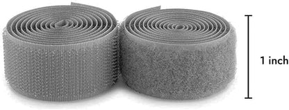 1 inch Black Hook and Loop Tape 1 Yd Self Adhesive Tape Sticky Back Heavy Duty Fastener Ideal for Window Fixing Net Carpets DIY Project Handmade Craft Home Office