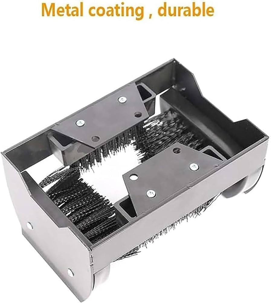Heavy Duty Outdoor Boot Scraper - Floor Mounted Shoe Mud Cleaner for Entryways, Patios, and Garages - Durable, Easy to Use, Essential for Mud Removal