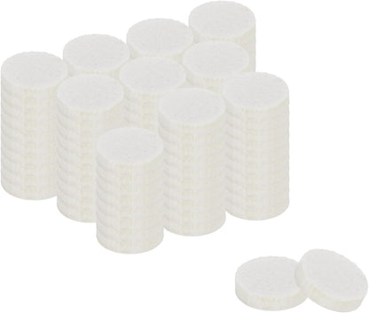 uxcell Furniture Pads, 50Pcs 1.25" - Round Self Adhesive Felt Furniture Pads, Floor Protectors for Furniture Feet Chairs Legs Hardwood Floors (Beige)