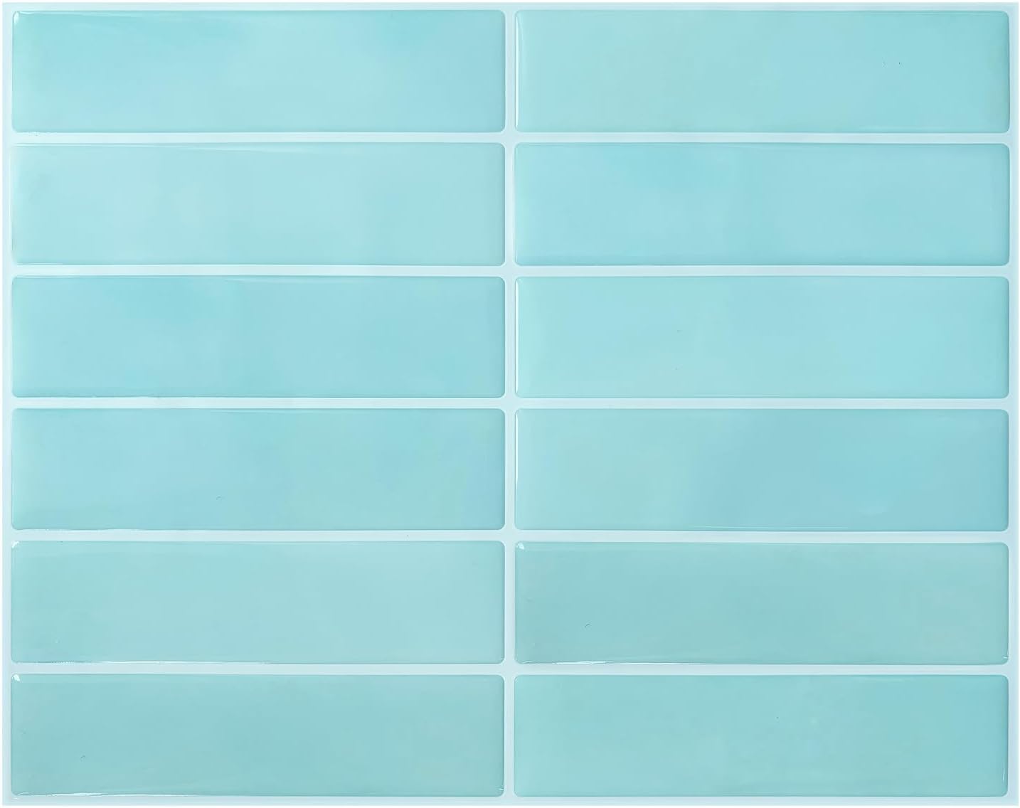 Peel and Stick Backsplash Tile for Kitchen, 10 Sheets, 11.42''x9'' | Beige Gray 3D Self Adhesive Wall Tile Back Splash for Kitchen, Bathroom, Laundry Room