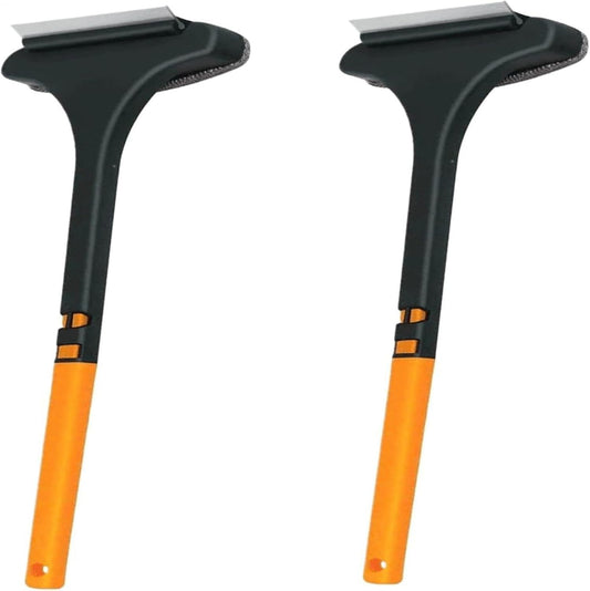 2pcs Wmesh Screen Brush Squeegee Cleaning Tool,Double-Sided Window Cleaner For Screens Wet Dry Window-Screen Cleaning Scraper Mesh Screens Clean Tool For Patio Door Porch Screen