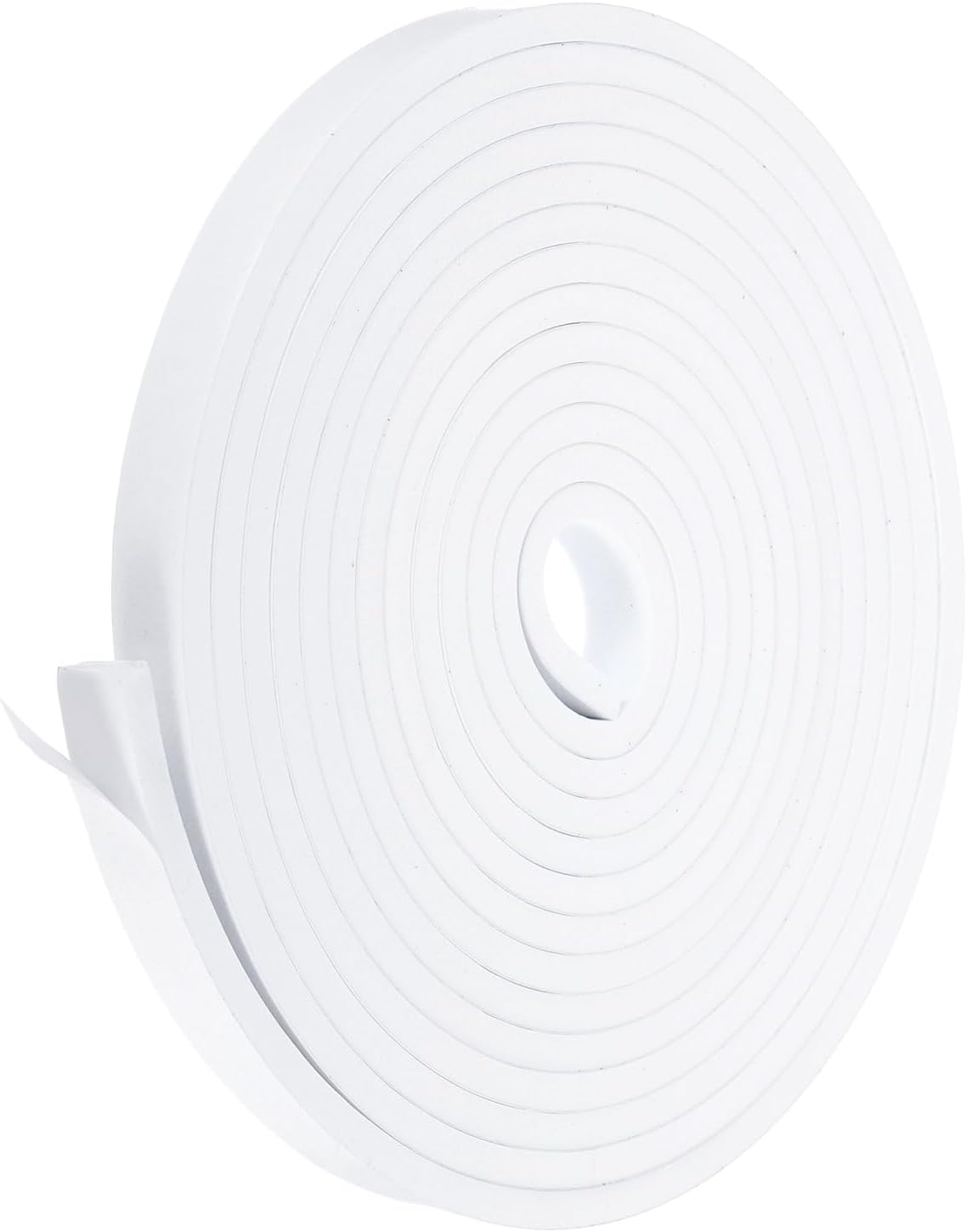 PATIKIL Weather Stripping Door Seal Strip, 3/8 Inch x 1/4 Inch x 32 Ft Self Adhesive Soundproof High Density Foam Tape Insulation for Door Window Air Conditioning, White - Colors B