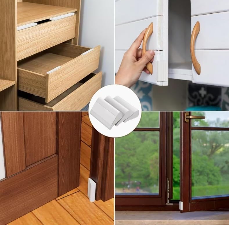118" Soundproof Door Weather Stripping - Wedge Foam Seal Strip for Door/Window, Self-Adhesive Noise Blocker (White)