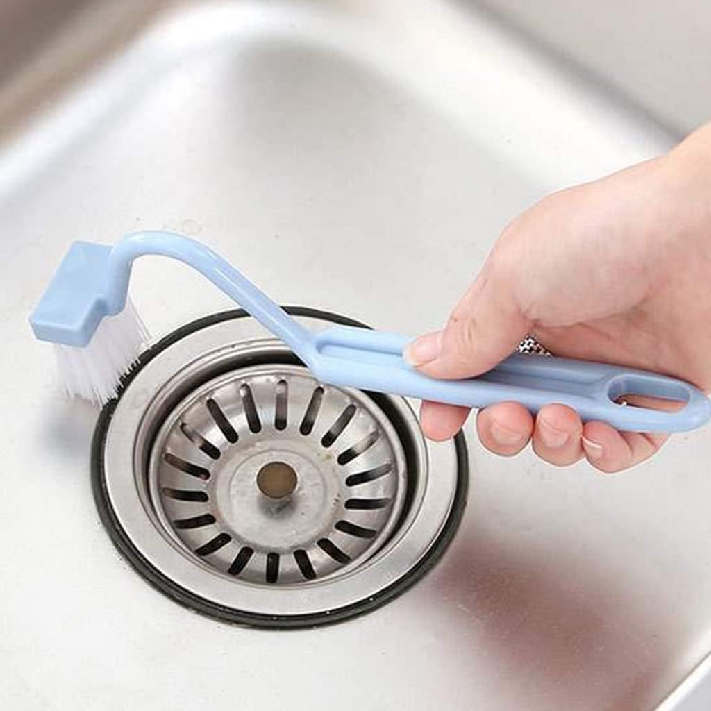 Long Handle Toilet Brush Household Deep Tool Bathroom Accessories Nordic V-Shaped Toilet Brush Curved Toilet Brushes for Bathroom for Under Rim