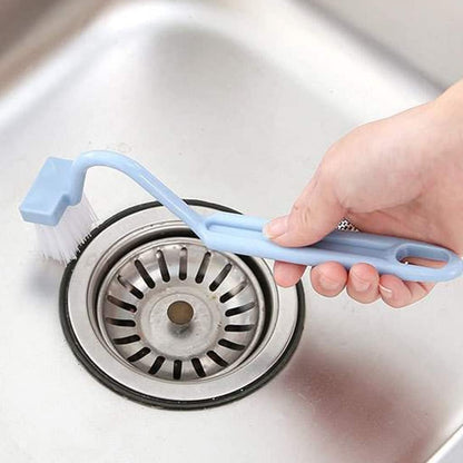Long Handle Toilet Brush Household Deep Tool Bathroom Accessories Nordic V-Shaped Toilet Brush Curved Toilet Brushes for Bathroom for Under Rim