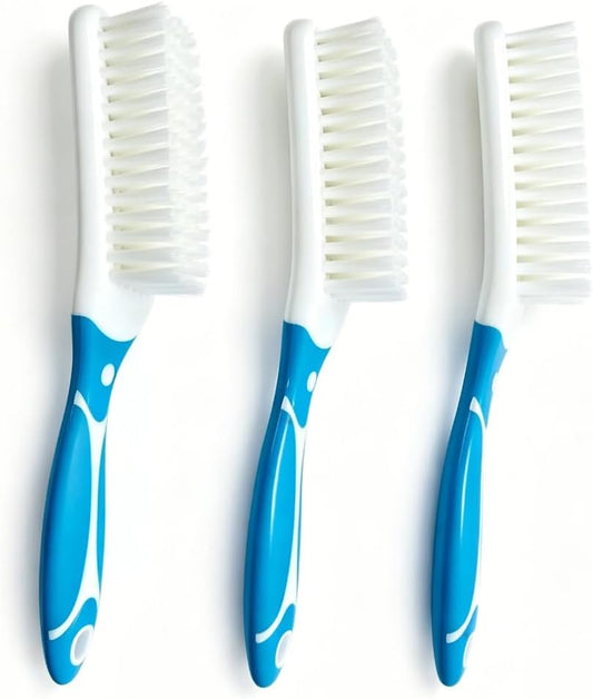 3PCS Laundry Brush for Shoe | Stain Remover Scrubber, Thick Bristle for Scrubbing Out Tough, Easy to Grip Hand Washing Clothe