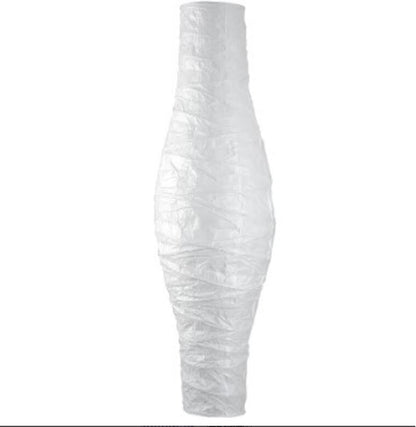 Generic 46in Tall Rice Paper Floor Lamp Shade, Standing Corner Lamp Cover, Standing Lamps Decor, Japanese Style Lampshade Cover for Living Room