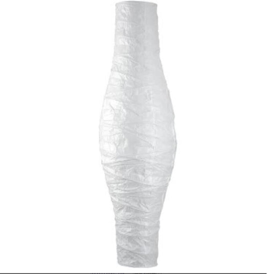 Generic 46in Tall Rice Paper Floor Lamp Shade, Standing Corner Lamp Cover, Standing Lamps Decor, Japanese Style Lampshade Cover for Living Room