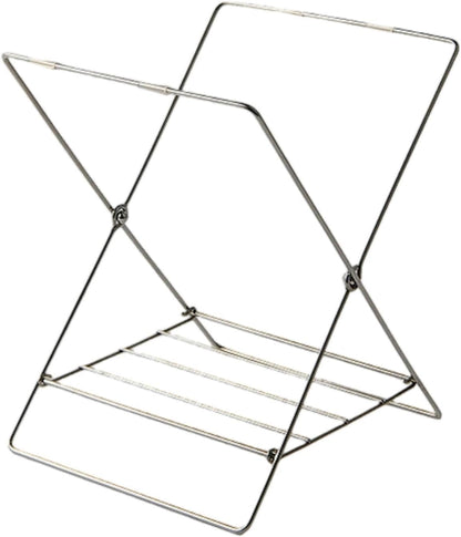 Trash Bag Holder Garbage Bag Rack Versatile Multifunctional Support Stand Folding for Countertop Indoor Outdoor BBQ Kitchen