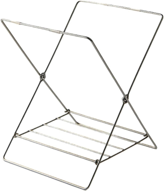 Trash Bag Holder Garbage Bag Rack Versatile Multifunctional Support Stand Folding for Countertop Indoor Outdoor BBQ Kitchen