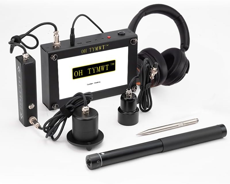 Al Water Leak Detector, Indoor Wall/Ground Under Slab Pipe Leak - TYM-3A | 2 Sensors, 0.5m/1.64ft, 100Hz-8000Hz, 15 Hours