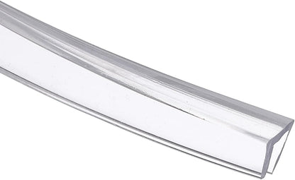 uxcell Clear Edge Trim, 13.1Ft Silicone U Channel Edge Protector, Edges Guards Fits 1/32"-3/32" for Car Doors Sheet Metal Parts (3/16" W x 3/8" H)