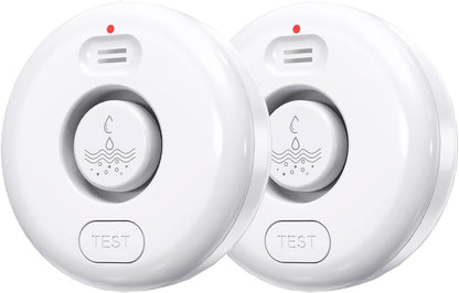 WiFi Water Leak Detectors 5 Pack, 120dB Adjustable Loud Water Leak Sensor, Wireless Wi-Fi Water Leak & Drip Alarm, App Alerts, 5 Water Alarm Sensors & 1 Hub for Home Kitchen, Bathroom, Sink, Laundry