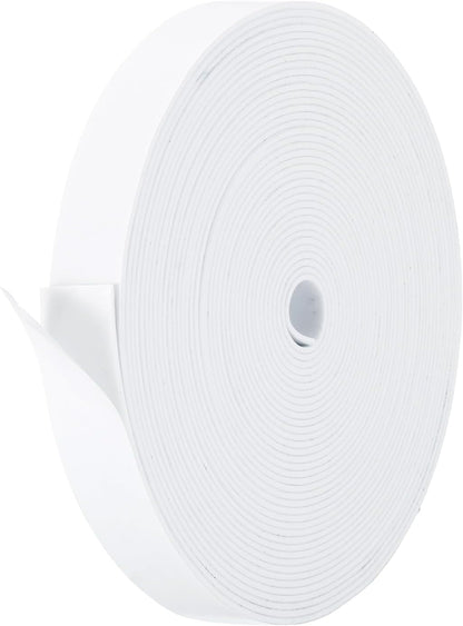 PATIKIL Weather Stripping Door Seal Strip, 3/8 Inch x 1/4 Inch x 32 Ft Self Adhesive Soundproof High Density Foam Tape Insulation for Door Window Air Conditioning, White - Colors B