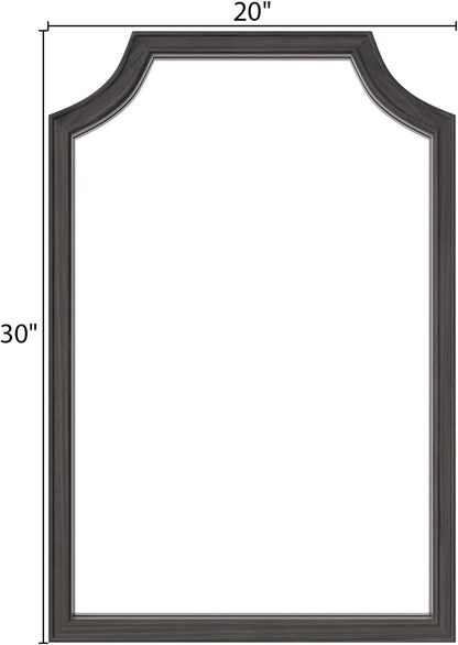 WallBeyond Full Length Mirror Wall Mounted 65"x22", Rustic Wooden Frame Floor Mirror, Large Full Body Mirror for Bedroom, Leaning or Hanging Against Wall, Natural
