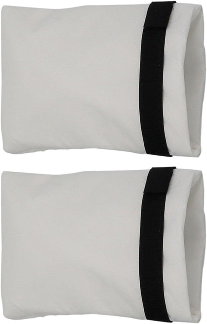 2Pcs Outdoor Faucet Covers Tap Cover Winter Freeze Protection Antifreeze Reusable Hose Bib Spigot Cover for Lawn Wall, White