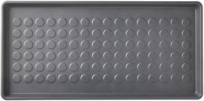 Indoor Outdoor Shoe Tray, 28 x 14 inches, Gray, Using a Shoe mat Protects Your Floor from Dirt and Gravel