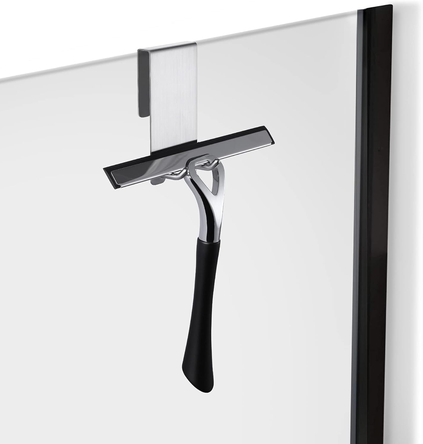 Taozun Shower Door Hooks, Gold Towel Hooks for Bathroom Frameless Glass Door, Shower Squeegee Hooks, 2-Pack, Stainless Steel