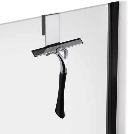 Taozun Shower Door Hooks, Gold Towel Hooks for Bathroom Frameless Glass Door, Shower Squeegee Hooks, 2-Pack, Stainless Steel