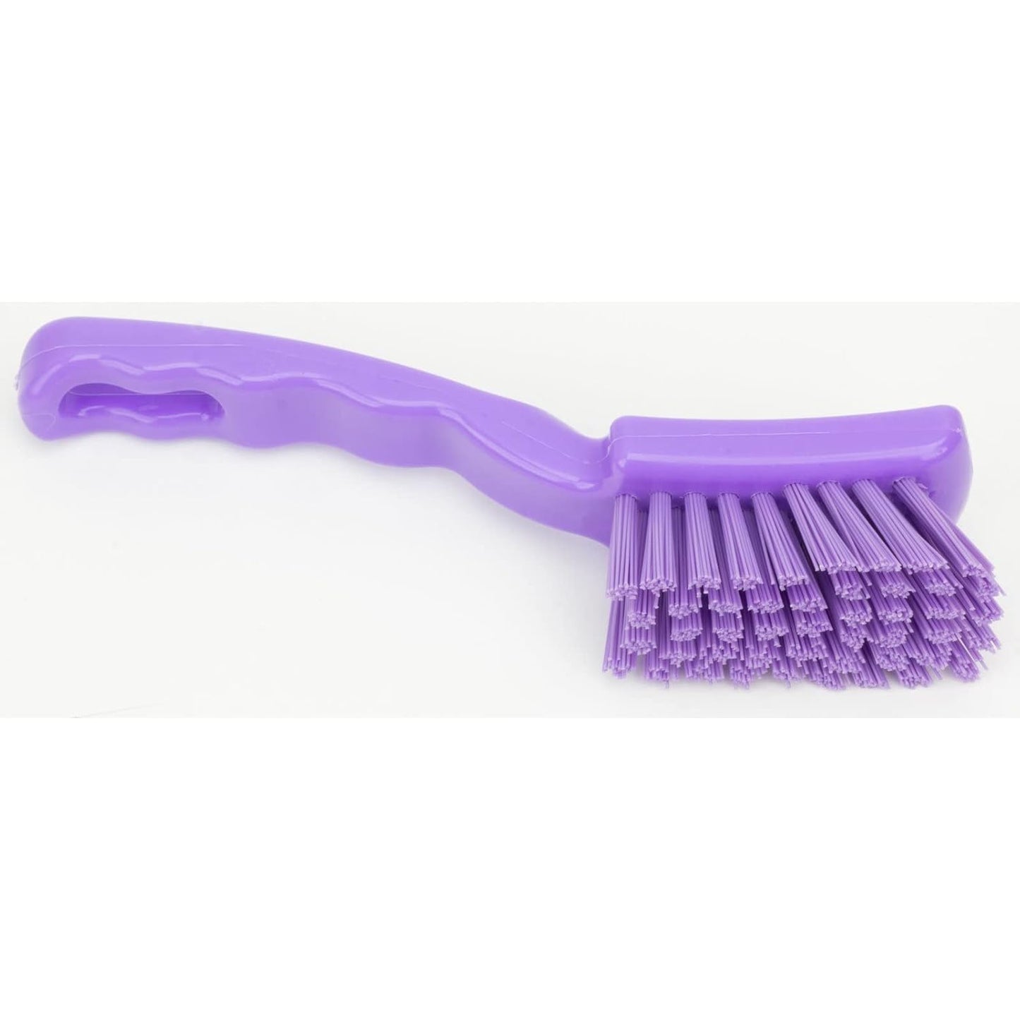 SPARTA 41395EC09 Plastic Scrub Brush, Detail Brush, Kitchen Brush With Hanging Hole For Cleaning, 7 Inches, Green