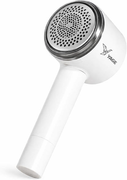 Rechargeable Fabric Shaver & Lint Remover, 3-Speed Electric Sweater Defuzzer with 6 Blades, LED Display – Remove Pills from Clothes, Furniture, Couch, Blankets