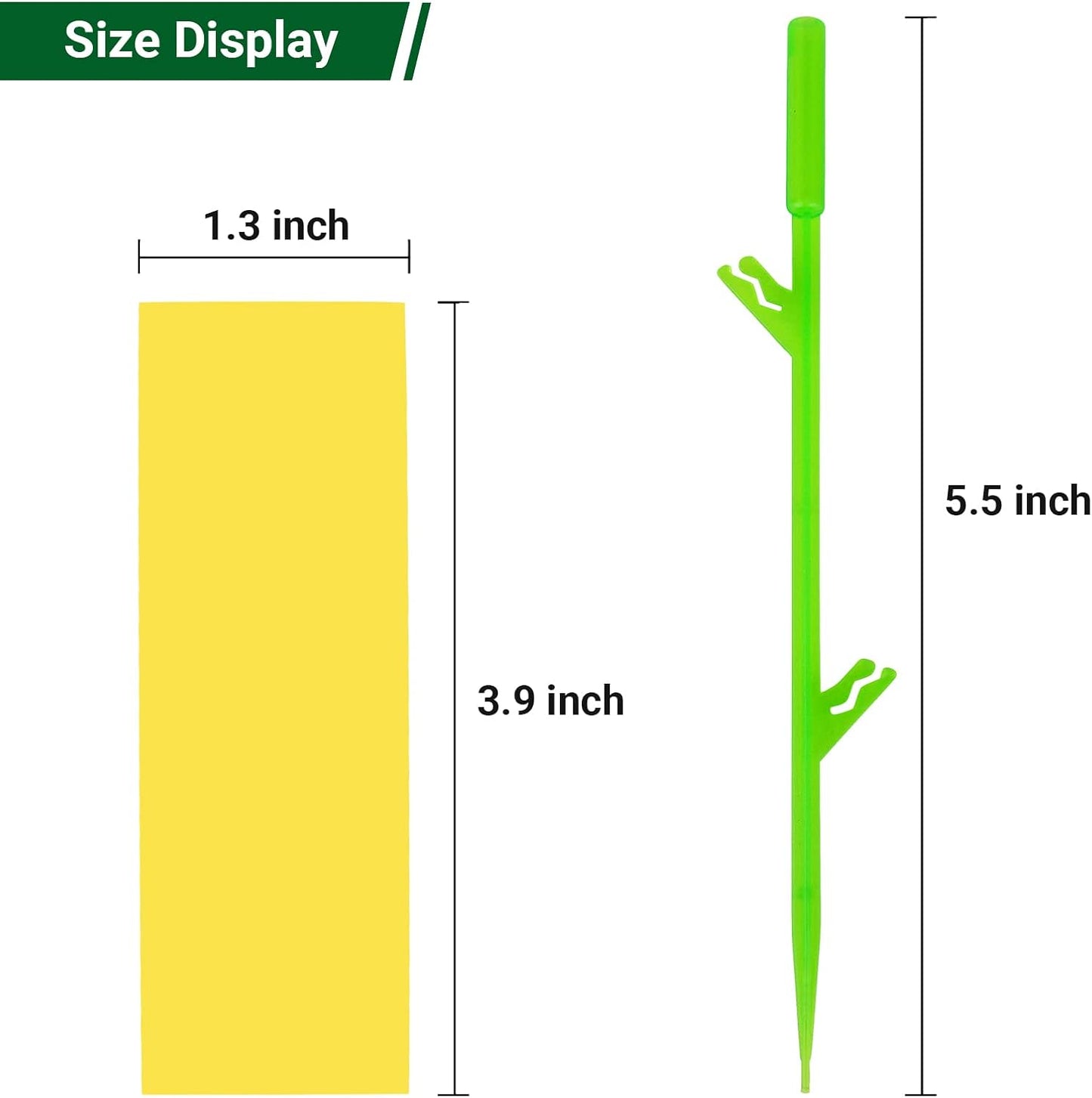 30PCS Fruit Fly Traps for Indoors Gnat Traps for House Indoor Yellow Sticky Traps for Plant Gnats Catcher for Whiteflies Fungus Gnat Mosquitoes Thrips... Stake Holders Included