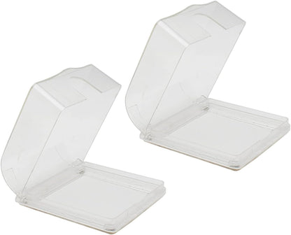 Fielect Weatherproof in Use Outlet Cover Plug 86 Type Electrical Outlet Cover Receptacle Protector 98x110x43mm for Retrofit Siding Construction, Transparent