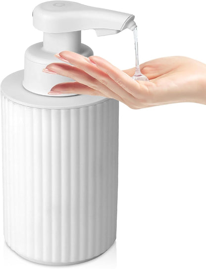 Automatic Soap Dispenser Foaming Touchless: 9oz Black Plastic - Rechargeable Electric Smart Auto Foam Soap Dispenser - Hand Dish Bathroom Kitchen