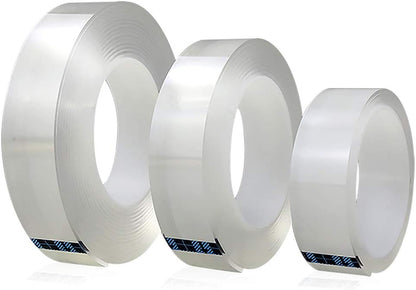 Multi-functional Double-sided Adhesive Nano-tape Seamless Washable Movable Tape