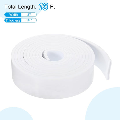 PATIKIL Weather Stripping Door Seal Strip, 3/8 Inch x 1/4 Inch x 32 Ft Self Adhesive Soundproof High Density Foam Tape Insulation for Door Window Air Conditioning, White - Colors A