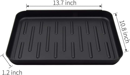 Black Boot Tray Mat, Multi-Purpose Shoe Tray Mat for Plants Pet Food Dog Water Bowls Cat Litter Box, Boot and Shoes Drying Mat for Indoor and Outdoor