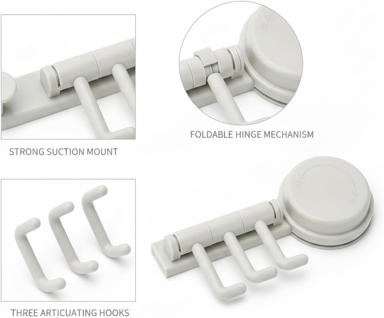 Foldable Wall Mounted Drying Rack, Adhesive Sponge Holder for Smooth Surfaces, Space Saving Storage for Rags and Cloths (1 PC)
