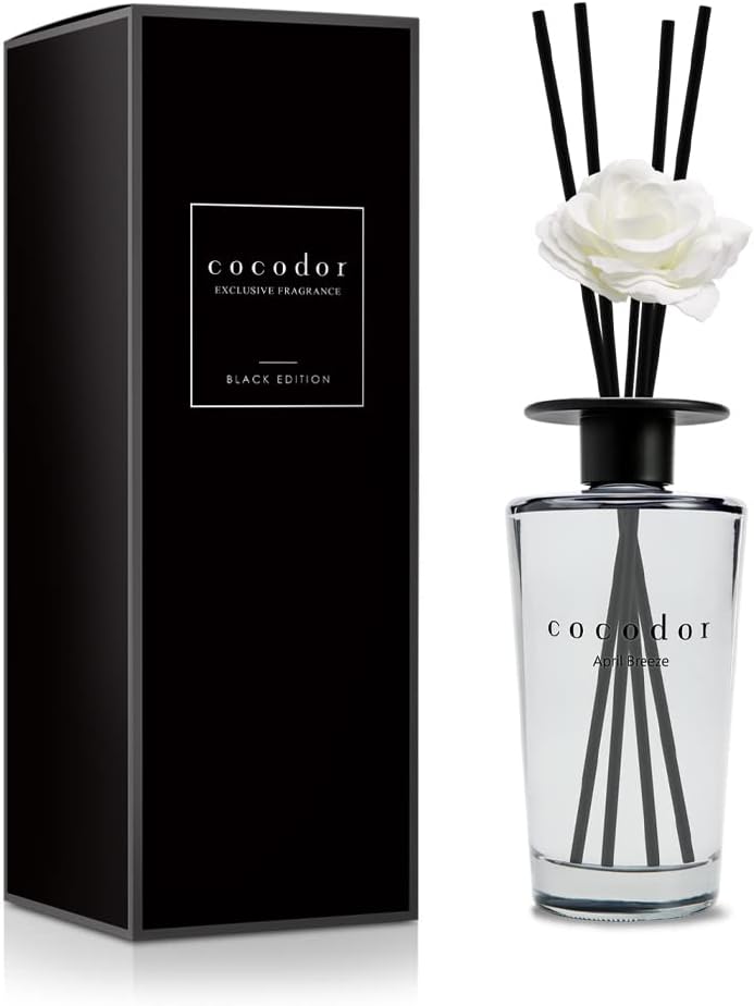 COCODOR Signature Reed Diffuser/Woody Hotel / 6.7oz(200ml) / 2 Pack/Reed Diffuser, Reed Diffuser Set, Oil Diffuser & Reed Diffuser Sticks, Home Decor & Office Decor, Fragrance and Gifts, Mother's Day