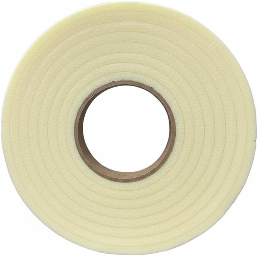 VelTherm Self-Adhesive Foam Weather Stripping for Doors & Windows - Seal Drafts, Noise, Dust & Light - Insulating Tape for AC Efficiency in Summer & Warmth in Winter - Easy Cut, 13Ft, Yellow