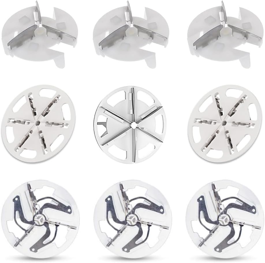 9 Pack Fabric Shaver Blades Replacement Electric Lint Remover Blade Parts for Rechargeable Sweater Defuzzer Battery Operated Pill Fuzz Remover Portable Lint Shaver Fabric Remover