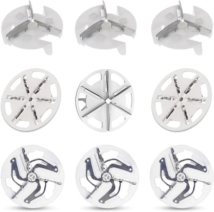 9 Pack Fabric Shaver Blades Replacement Electric Lint Remover Blade Parts for Rechargeable Sweater Defuzzer Battery Operated Pill Fuzz Remover Portable Lint Shaver Fabric Remover