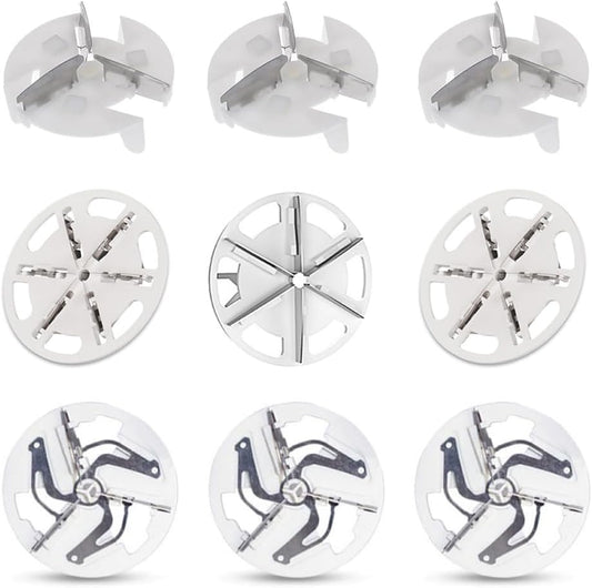 9 Pack Fabric Shaver Blades Replacement Electric Lint Remover Blade Parts for Rechargeable Sweater Defuzzer Battery Operated Pill Fuzz Remover Portable Lint Shaver Fabric Remover