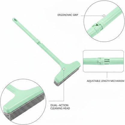 Home Window Care: Double-Sided Screen Cleaning Brush for in-Frame Mesh Maintenance, Durable PP Tool (1 Piece)