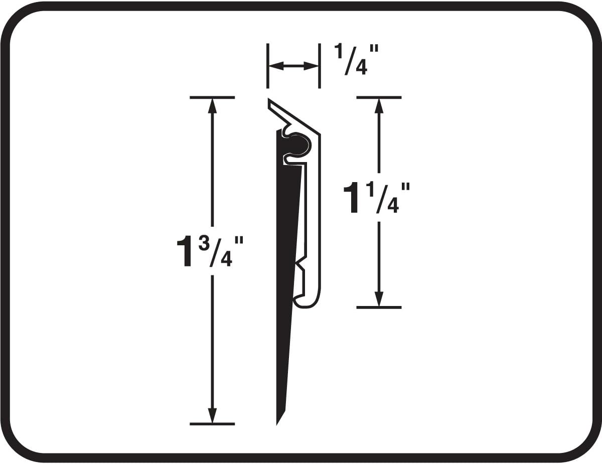 M-D Building Products 68247 All Season Aluminum Door Sweep for Bottom of Door, Heavy Duty Rubber Seal, Exterior & Interior Weather Stripping Bottom Door Seal, Commercial & Residential, (Silver, 36in)
