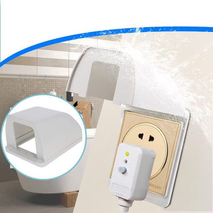 Fielect 2Pcs Weatherproof in Use Outlet Cover Plug Receptacle Protector for Retrofit Siding Construction Transparent 118 Type 210x100x47mm