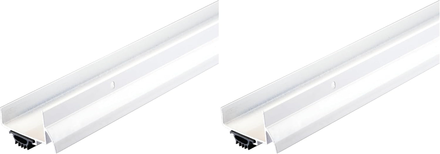 M-D Building Products 69570 36 in. White Aluminum U-Shape Commercial Screw-on Under Door Seal