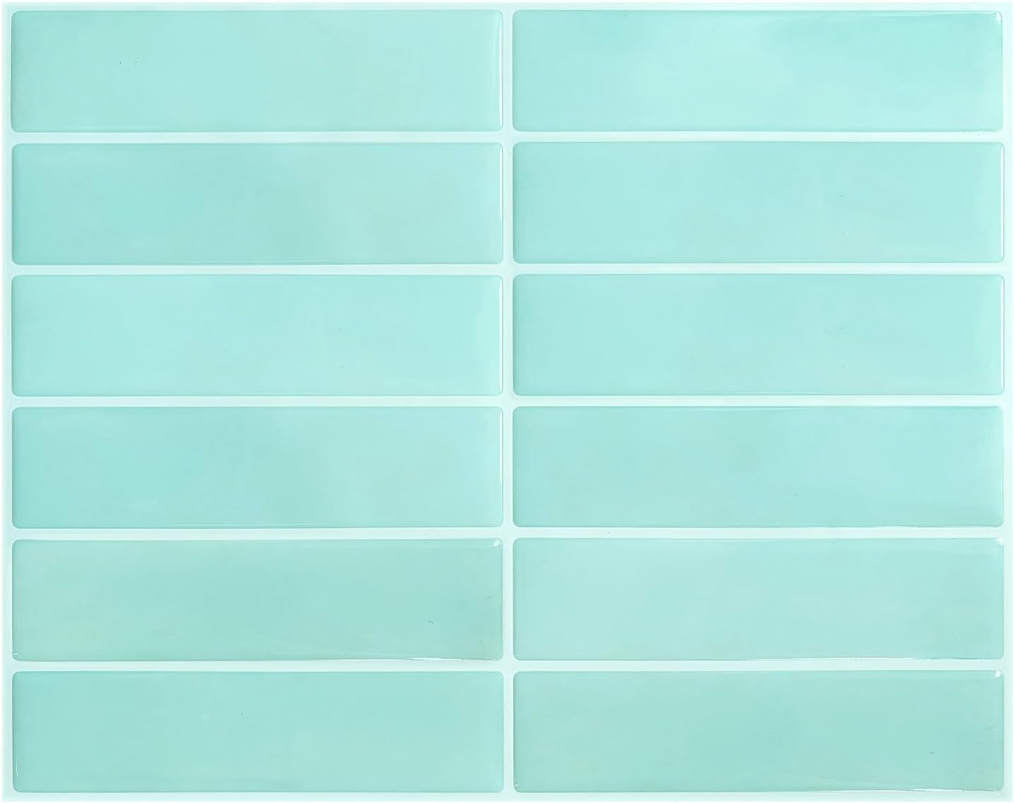 Peel and Stick Backsplash Tiles – Easy DIY Self-Adhesive Subway Wall Tiles, 10 Pack for Kitchen & Bathroom, 11.42'' x 9'' (White Grey)
