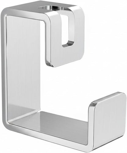 Stainless Steel Wall-Mounted Drying Rack, Heavy-Duty Towel & Laundry Rack for Bathroom & Utility Areas, Space-Saving Design (Silver)
