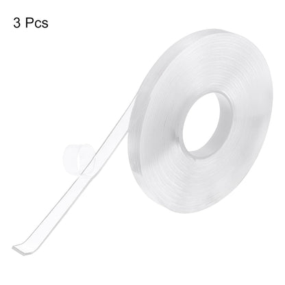 HARFINGTON Double Sided Nano Tape 10FT x 2" x 0.04" Multipurpose Removable Clear Mounting Tape Washable Waterproof Picture Hanging Adhesive Strips for Walls Carpets Posters Decor