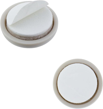 Antrader 1.5 Inch Self-Stick Furniture Round Felt Pads Wood Floor Protectors – Protect Your Hard Floors from Furniture Scratches, Pack of 48, Black