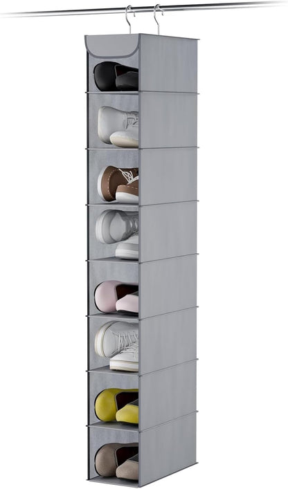 Whitmor Hanging Shoe Shelves - Crosshatch Gray