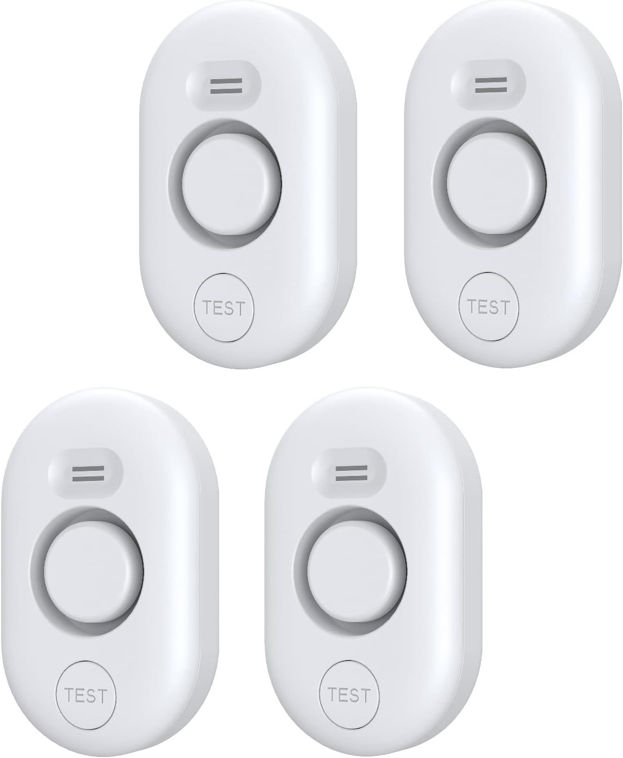 Water Leak Detector Sensor Alarm: Home Water Flooding Monitor Smart Sink Overflow Monitoring Adjustable Wet Moisture Alert Pipe Leakage Drip Detection Warning for Basement Floor
