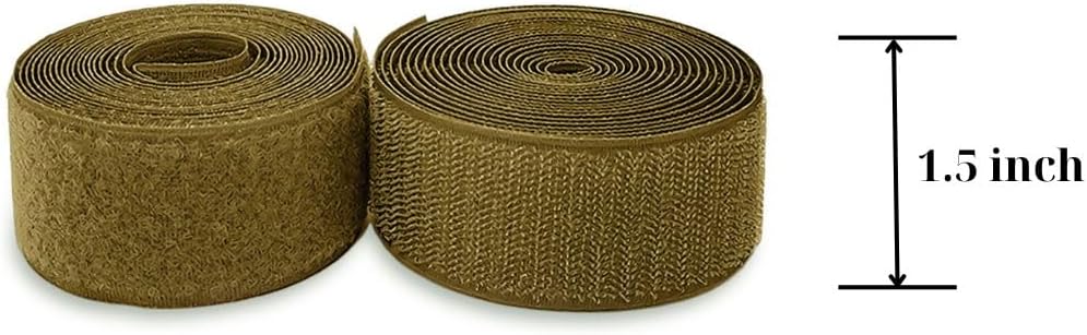 1 inch Black Hook and Loop Tape 1 Yd Self Adhesive Tape Sticky Back Heavy Duty Fastener Ideal for Window Fixing Net Carpets DIY Project Handmade Craft Home Office