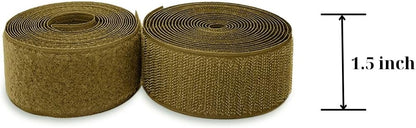 1 inch Black Hook and Loop Tape 1 Yd Self Adhesive Tape Sticky Back Heavy Duty Fastener Ideal for Window Fixing Net Carpets DIY Project Handmade Craft Home Office